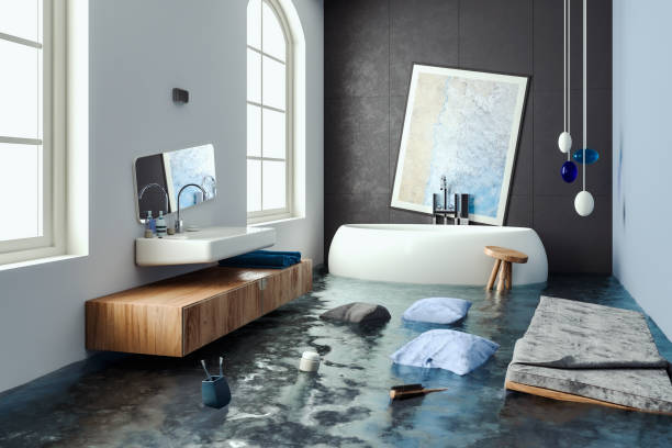 Water damage restoration process in West Sacramento, CA